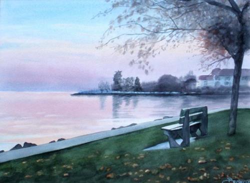 Berger Jean-Luc - Soir�e velours sur le port de Lutry